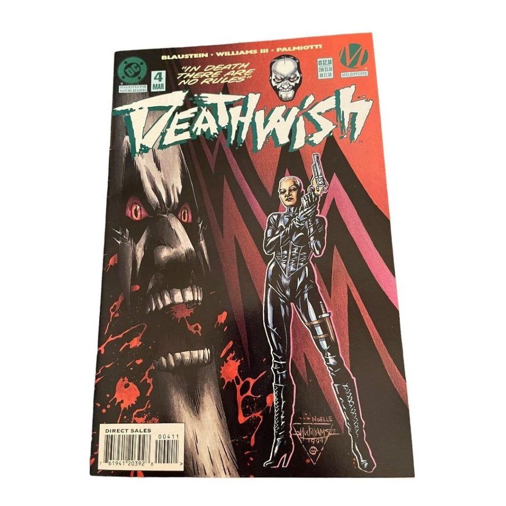 Deathwish #4 DC 1995 Blaustein Williams Palmiotti Comic